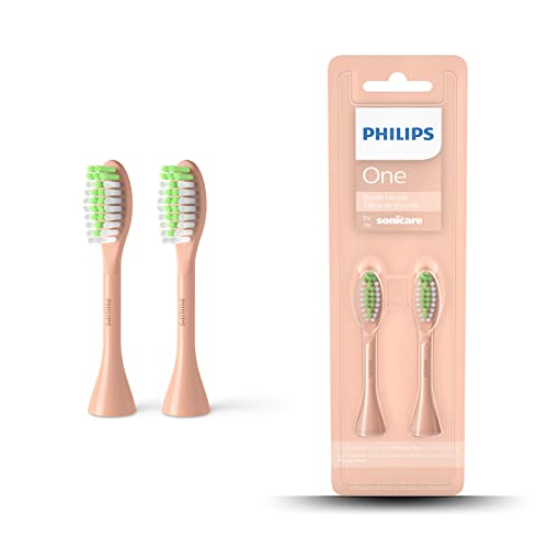 Image of Philips One Electric Toothbrush Brush Head - Pack of 2 (Model BH1022 /05), Pink