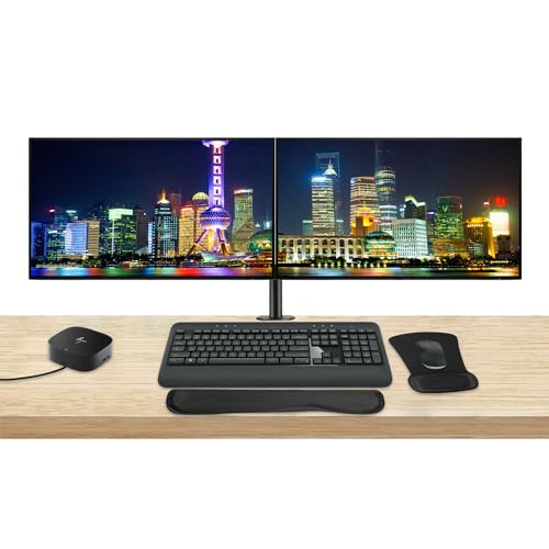 Image of HP EliteDisplay Z27q G3 27-inch Quad HD 2560 x 1440, 2-Pack Bundle with HDMI, USB Hub, DisplayPort, Dual Monitor Stand, USB-C Dock, MK540 Wireless Keyboard & Mouse, Gel Mouse & Wrist Pad