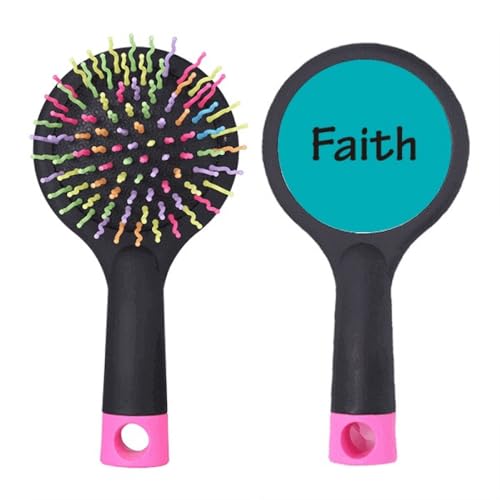 Brosse à cheveux démêlante Faith Word anti-nœuds avec coussin d'air massant