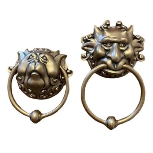 Maze Door Knocker, 3D Front Door Knocker,labyrinth door knockers Dragon Face Door Knob Wall Hanging Antique Art Deco Door