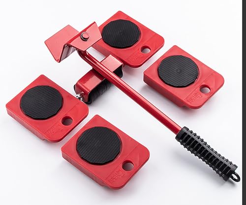 Large Furniture Mover Tool Set, 5 Pcs Appliance Lifter and Mover for Lifting or Moving Heavy Objects (M)