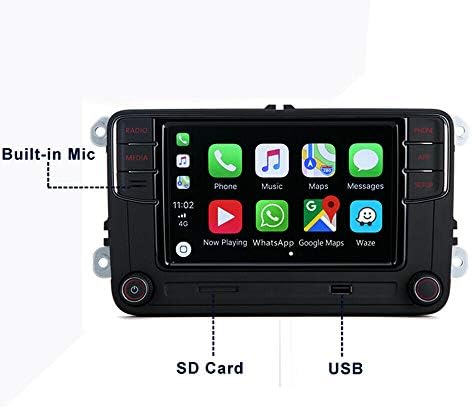 SCUMAXCON Car Radio Carplay 6.5" Car Stereo RCD360 RCD330 Bluetooth MirrorLink USB SD for Golf MK5 6 Passat Caddy Polo Tiguan T5 T-ROC