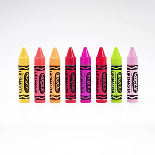 Lip Smacker Crayola Lip Balm Party Pack 8 Count, Cotton Candy, Orange, Sherbert, Watermelon, Berry, Apple, Banana #TOP1