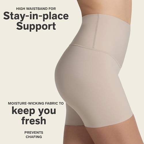 Image of Leonisa PowerShorts Shapewear Shorts Tummy Control, High Waisted Shaper Slip Shorts for Women