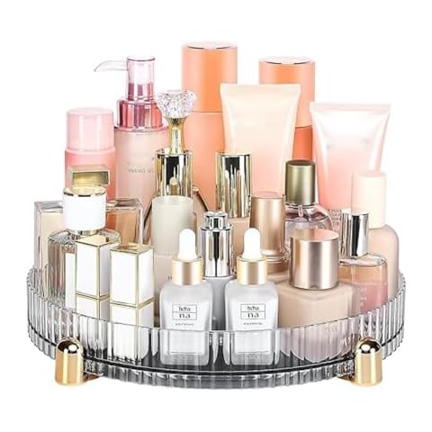 ROWNYEON 360 Rotating Makeup Organiser Tray Cover