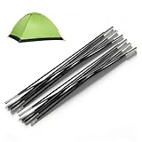 Tent Replacement Pole, 3.96m Camping Tent Poles Replacement for 3-4 People Fiberglass Bars Outdoor Support Rods Awning Frames Kit for Hiking Outdoor Activity