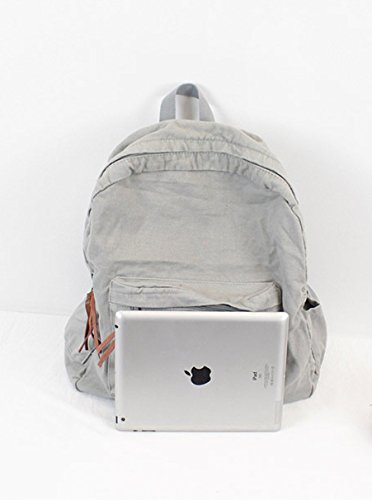 Abwqb Womens Backpack Canvas College Schoolbag Casual Soft Denim Backpack Travel Bag #TOP2