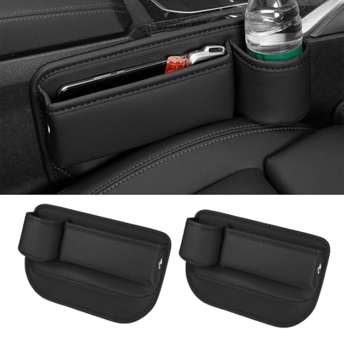 車用サイド収納ボックス ホンダ オデッセイ RC1 RC2 RC4 RC5 2013年11月〜現行 に適用 カーシート隙間収納ボックス 隙間収納ボックス 隙間ポケット PU皮革 大容量 小物入れ 携帯電話 飲み物 現金 カード 鍵 リモコンの収納 運転席/