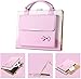 iPad mini 1/2/3/4 Case,Gemwon Lovely Handbag for Kids,Synthetic Leather Magnetic Stand Cover with Auto Sleep/Wake Function for iPad mini 1 Mini 2 Mini 3 Mini 4 - Pink