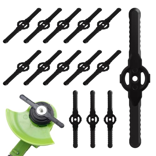 60 Lames de Rechange pour Coupe-Bordures,Lames en Plastique PP 5 mm Compatibles avec Coupe-Bordures Sans Fil et Accessoires- Outils Pour Coupe-Bordures,...