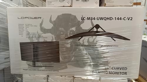 LC-Power 34“ Gaming Monitor (34-inch, 144hz)