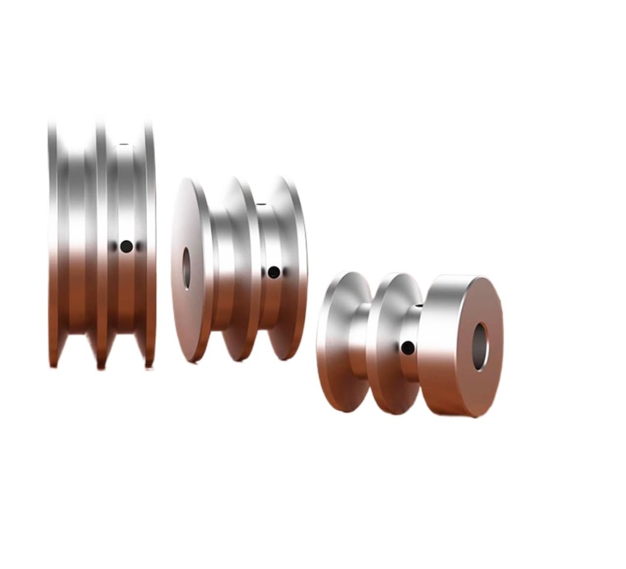1 pz Lega di Puleggia a V A-Tipo Doppio Slot Motore del Ruota motrice Industriale V-Slot Diametro 40/60/80/100mm