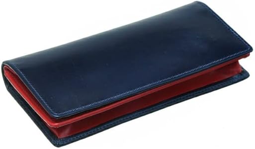 Whitehouse Cox 本革 二つ折り財布 ネイビー×レッド Amazon | [ホワイトハウスコックス] 財布 メンズ ブライドルレザー 2