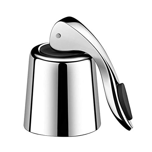Rolha de garrafa de vinho em aço inoxidável Weite Utility, plugue de garrafa de vinho com silicone,