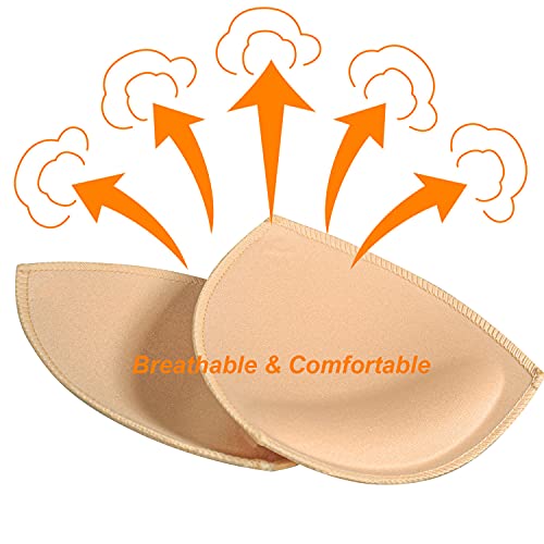 Women's Triangle Bra Pads Inserts Removable Push Up Sports Bra Cups Replacements For Bikini Top Swimsuit3