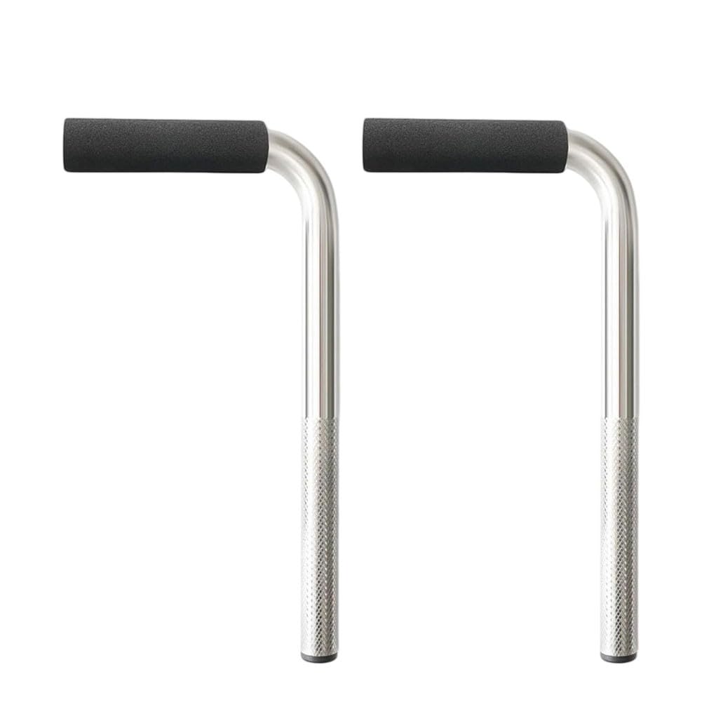 Mango de acero inoxidable para silla de ruedas, extensor de hasta 12 pulgadas de altura