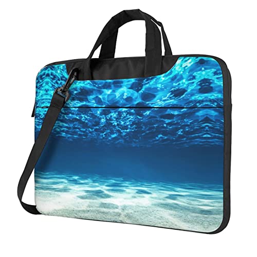 Bolso para portátil con estampado vista oceánica miniatura 1