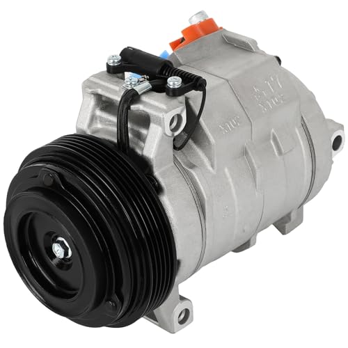 Image of SCITOO AC Compressor for BMW for X5 4.4L 2000-2004 | Fast Cooling, Ultra Low Noise (≤72 dB)Air Conditioner Compressor with Clutch, Easy Installation, 64526909628 64526921651
