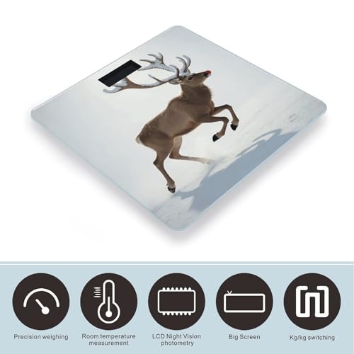 Reindeer Prance Báscula Digital de Baño con Vidrio Templado miniatura 3
