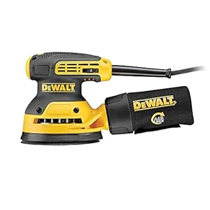 DeWalt Excentrische schuurmachine (met afzuiging, stofopvangbak, stofdichte schakelaar en behuizing van de…