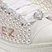 Ayakkabı Tutkusu Stilo Customizable Bridal Shoes – Lace White Sneakers, Platform and Flat-Soled Princess Shoes, Comfortable Wedding Sneakers with Pearl Details