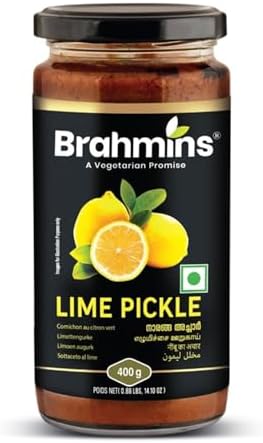 Lime Pickle Kerala Achar 400gms Brahmins Spicerange.com