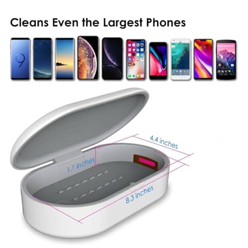 Image of UV Light Box UVC for Phone Ultraviolet for Cellphones Toothbrush Jewelry Glasses Nail Tools Keys with Aroma Therapy Case