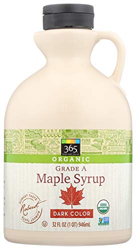 365 Everyday Value, Organic Grade A Maple Syrup Dark Color, 32 Ounce (Packaging May Vary)