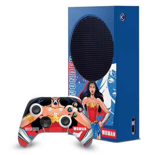 Autocollant Wonder Woman Xbox Series S enveloppement console manette