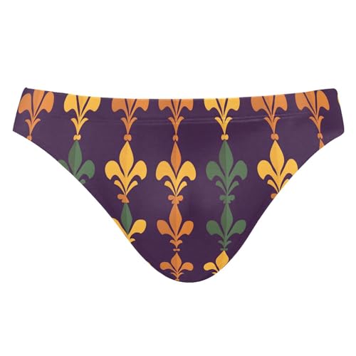 Brazil Mardi Gras Carnival Party Mens Swimwear Swim Briefs Bikini Swimsuit for Summer Beach L B0403630