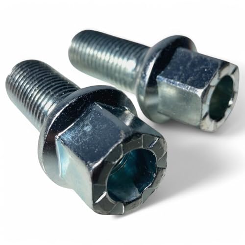 Wheel Bolts M14 x 1.5 mm Suitable for Audi Volkswagen Seat Skoda OEM 8D0601139D 443601139C Pack of 2