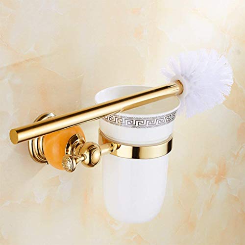Brosse de toilette en acier inoxydable suspendue avec son porte-brosse étanche