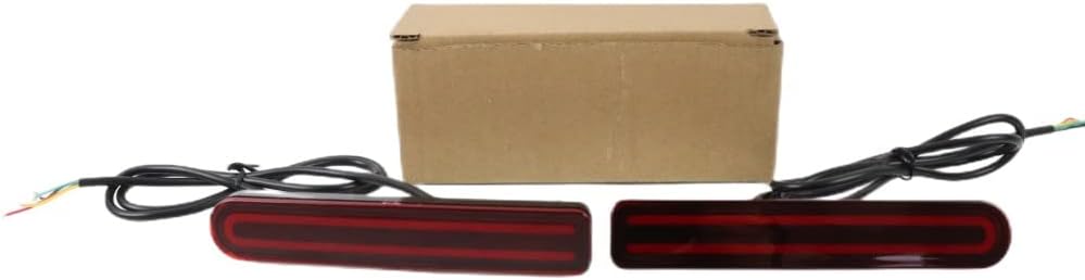 Car LED Rear Bumper Brake Light for Toyota FJ Cruiser 2007-2022 US Version, B type, LED Night Driving Light + Brake Light + Streamer Turn Signals, Start Scan