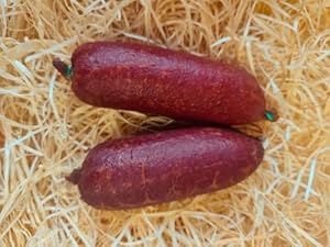 Salami Paket 100% Rind Salami am Stück | 2x Rindersalami ganze Wurst | Rinderwurst 100% Rindfleisch | Als Rind Salami Geschenk verfügbar 220g