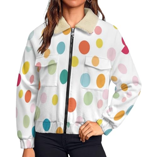 Manteau grande taille femme polaire chaud doux et confortable
