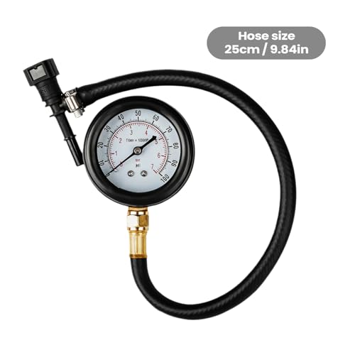 Testeur de fuite de compression moteur et manomètre de pression d'huile