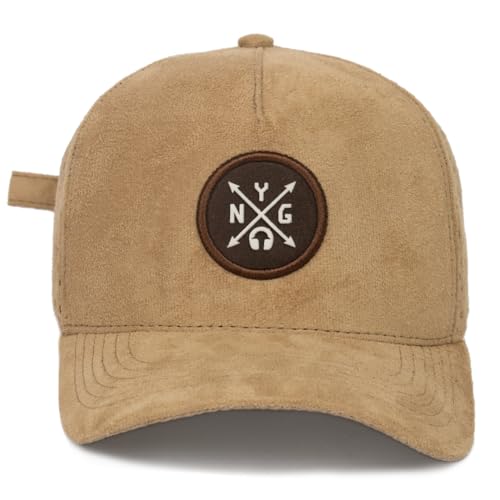 Boné Young Fitão Aba Curva Furadinho Snapback (Caramelo)