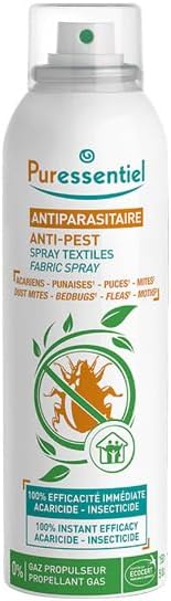Puressentiel - Assainissant - Spray Textiles Antiparasitaire aux Huiles Essentielles - Formule naturelle - Traite tous textiles et mobiliers infestés par acariens, punaises, puces et mites - 150 ml — vue 5