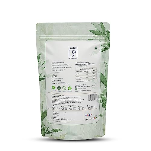 Image of Dabri Immunity Support Tea 100gm Pouch| Pure Natural Organic Loose Leaves | Pure Taste Wellness Tea | Boosts Immunity, Detoxifies Body, Improves Metabolism & Digestion | Herbal Loose Leaf Blend