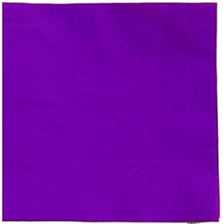 Purple Beverage Napkins (20)