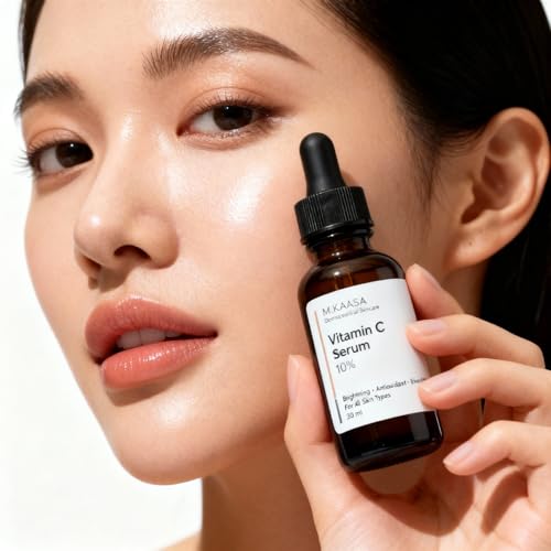 Image of 10% Vitamin C Serum For Glowing Skin 30ml, Antioxidant Brightening Skin Serum for Men and Women, Fades Dark Spots, Evens Tone and Boosts Skin Glow and Radiance 30ml (PACK OF 1) (PACK OF 01)