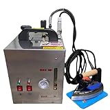 Industrial Steam Iron & Professional Iron Station,110V 1600W Commercial Garment & Fabric Steamer,with 4L Water Temperature Adjustable Soleplate,2500W Total 6.56Ft Steam Hose(Stainless Steel)