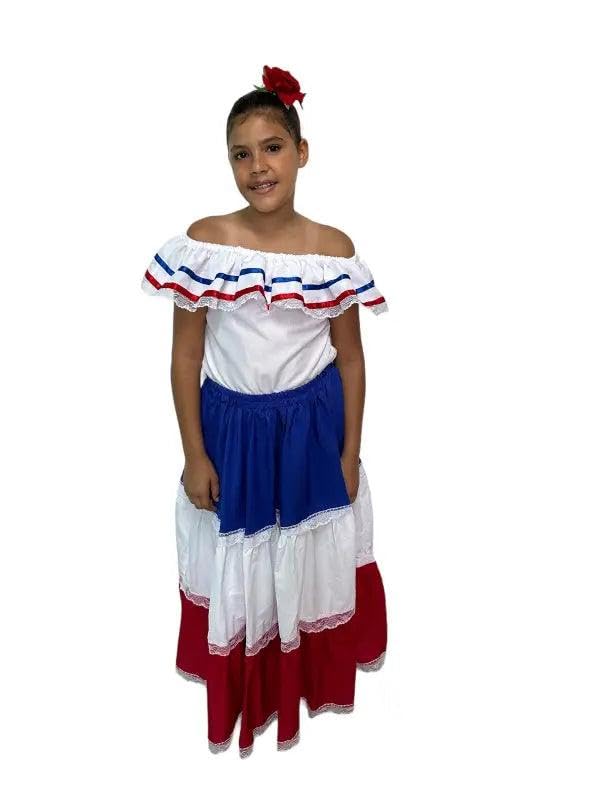 Dominican Republic Traditional Girls Fiesta Dress2