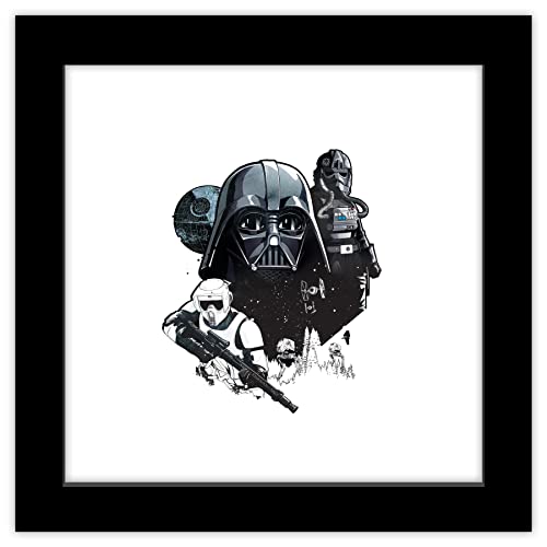 Poster Star Wars Dark Vador encadré : le cadeau idéal pour fan de la saga cinéma