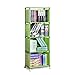Office Regał Regały 4-Tier Regał Półka Przechowywanie Przechowywanie Sznurów Organizator Szpilki Regał do przechowywania regałów (Color : Green)