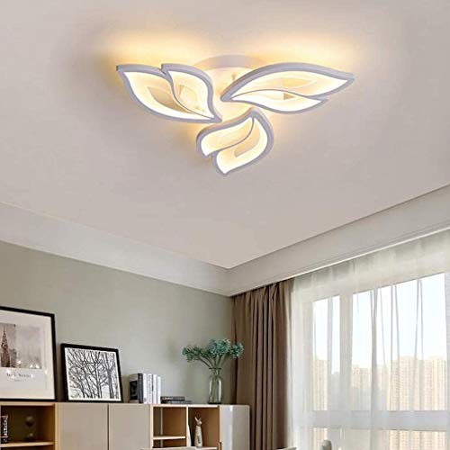 Chandelier LED salon et bureau plafonnier rectangulaire design moderne