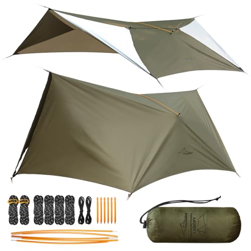 Travel Bird Ultralight Tarp, 14ft Hammock Rain Fly