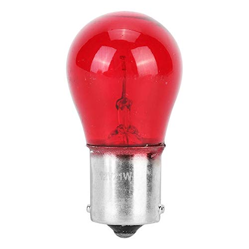 Luz de freno trasera con bombilla roja 12V BA15S Duokon potente