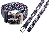 GENTS BELTS UK Stretchy Belts for Men & Women, 5 Colours, Waist 26'' - 44'' (Muti 1, Large- X-Large 38 - 44) - Image 2
