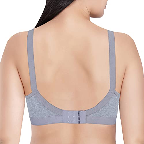 Image of Women's Poly Cotton Non-Padded Wire Free Full Coverage Bra